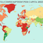 Tea Consumption by Country and How It Changed Since 2010 World Map of Tea Consumption Per Capita by Country