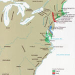 The Americas in 1650, Just Before the Dutch and Swedish Colonies Ended Settlements and native tribes in North America in 1650 Mapped