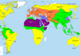 World map 1000 B.C.