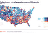 Jail population by U.S. country mapped