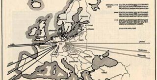 A 1936 map showing sterilization laws across Europe