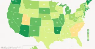 Which States Can You Live More Comfortably On A Minimum Wage: 1 Adult / 0 Children