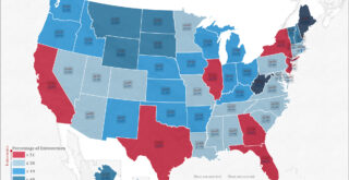 Extraverts and introverts in the United States