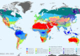 Koppen-Geiger climate classification (Hi-res world map)