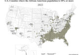 Map of African American Population