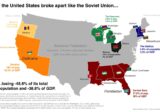 Mapped: If the United States broke apart like the Soviet Union