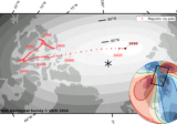 Shifting position of the North magnetic pole mapped