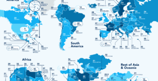 Mapped: Which Countries Get the Most Paid Time Off Overall