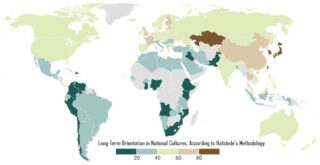 Mapped: Long-Term Orientation in World Cultures