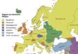 Biggest non-abrahamic religion in Europe mapped