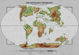 End Cretaceous Topography World Map