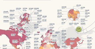 The Price of Happiness by Country Mapped