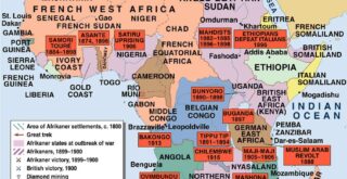 Decolonisation of Africa mapped