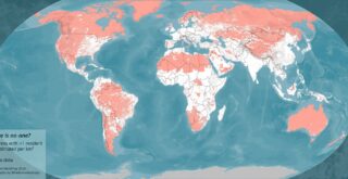 Map of Earth's Uninhabited and Wilderness Areas